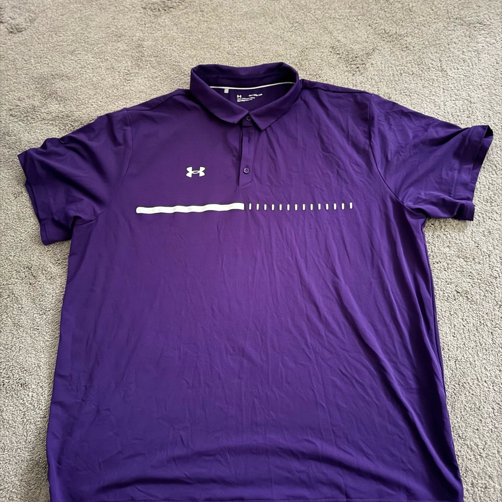 Under Armour Purple Performance Polo Shirt